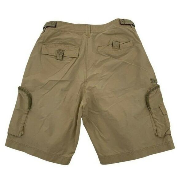 Old Navy Shorts Men Size 34 Outdoor Hiking Button Belted Zip Multi Pockets Cargo - Picture 4 of 11